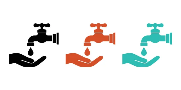 Sağlığı, temizliği ve korunmayı vurgulayan güçlü bir hijyen mesajı için bu renkli musluk ve el ikonu ile el yıkamayı teşvik edin.