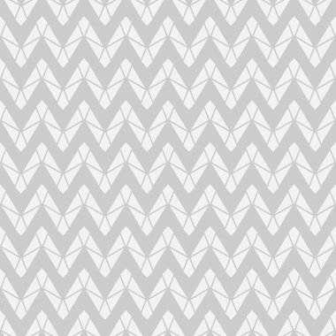 Tek renkli arka planda kesintisiz geometrik vektör zikzak desen