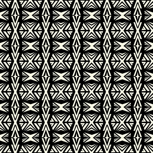 Patrón geométrico vectorial abstracto sin costura en fondo monocromo — Archivo Imágenes Vectoriales
