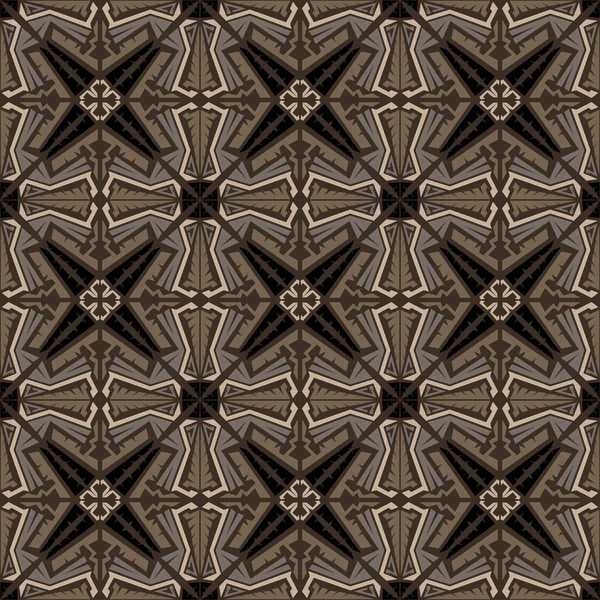 Seamless abtract vector tribal pattern textura fundo — Vetor de Stock