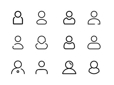 Taslak Profil Simgesi Ayarları - Sosyal Ağ Gerçekleşmesi Profili Profili Yöntemi için Çeşitli Yüzler Tanımlama işareti