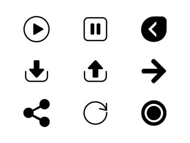 İndirme, Paylaş, Gönder, Ok vektörü koleksiyon indirme simgesi tasarım grafik unsuru illüstrasyon yönü düzenlenebilir hisse senedi vektör çizimi