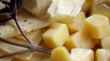 Yemek, açık büfe tablo, peynir