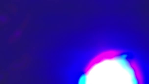 Des particules en mouvement. Coloré, flou, fond bokeh lumières. Étincelles abstraites.Idéal pour l'édition. Boucle Full HD, 1080p 