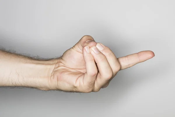 Vajra mudra hand gesture — Stock Photo, Image