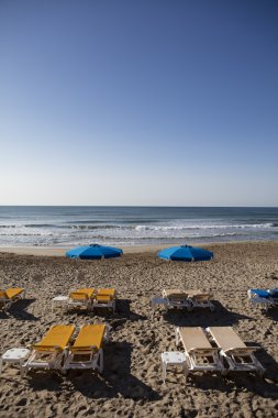plaj Sitges yatıyor
