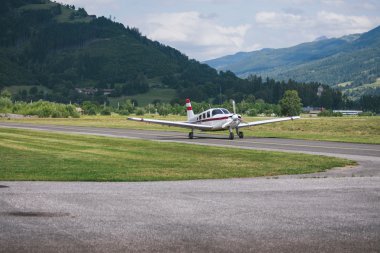 Uçakta bir arka plan Dağları