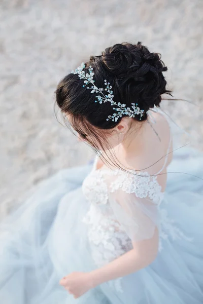 Gelin saç modeli Üstten Görünüm