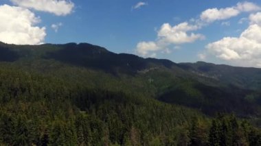 Aerial flight over The Great Bridges  Mountains