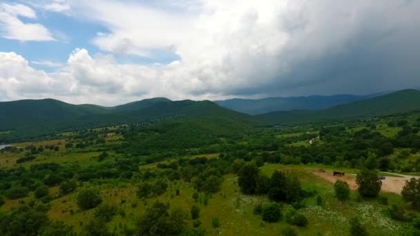 Великі мости пейзаж у Болгарії — стокове відео