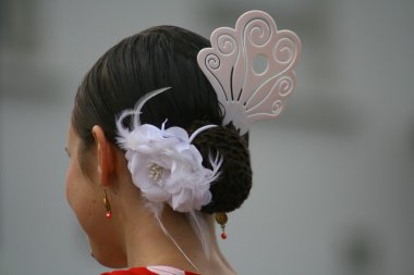 Tete de danseuse flamenco