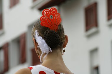 Tete de danseuse de Flamenko