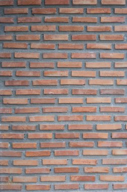 kırmızı tuğla duvar ve çimento doku arka plan