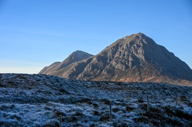Buachaille Etive Mor Kışın, Glencoe Highlands, İskoçya