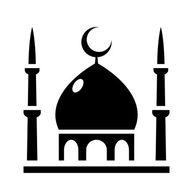 Cami simgesi vektör illüstrasyonu