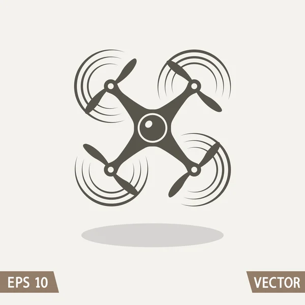 Quadrocopter pictogram voor web — Stockfoto