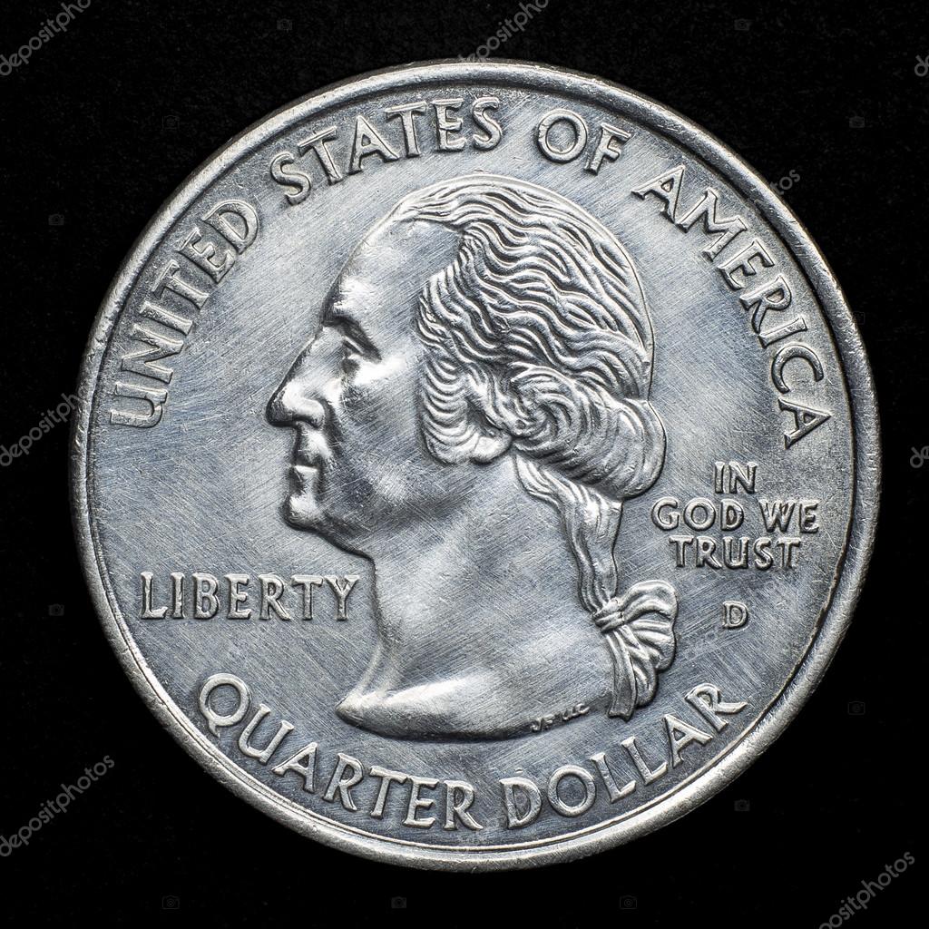 Quarter Dollar Coin Of United States Stock Photo Image By C Romanustinov