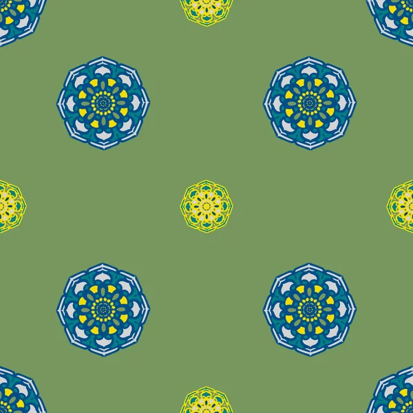 Gröna, gula och blå abstrakt bakgrund — Stock vektor