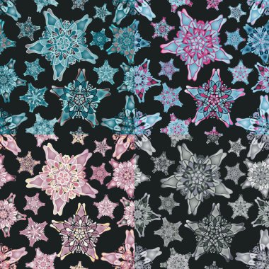 Yıldız gibi sorunsuz desenleri