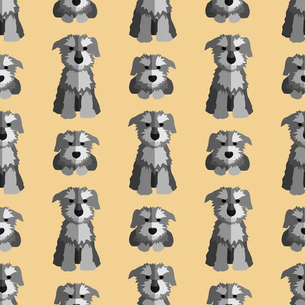 Şirin schnauzer seamless modeli