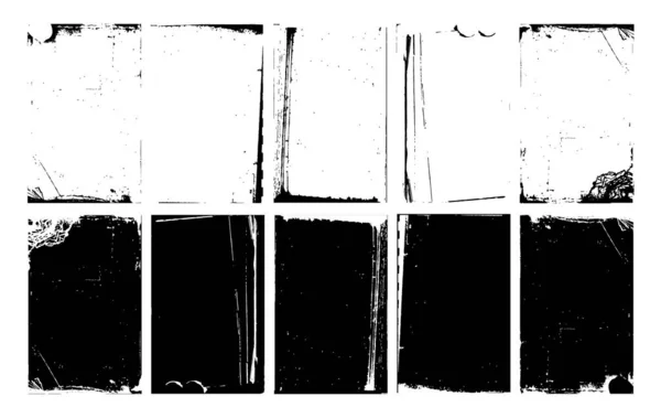 Set de fundaluri elegante grungy cu rame antice . Ilustrație de stoc