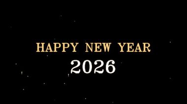 Mutlu yıllar 2026 Metin Siyah