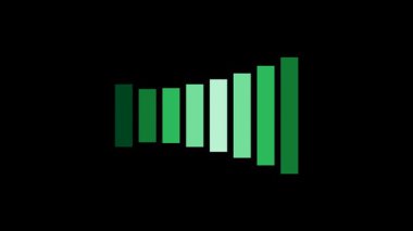 Simetrik Yeşil Ses Spektrumu Görüntüleyici