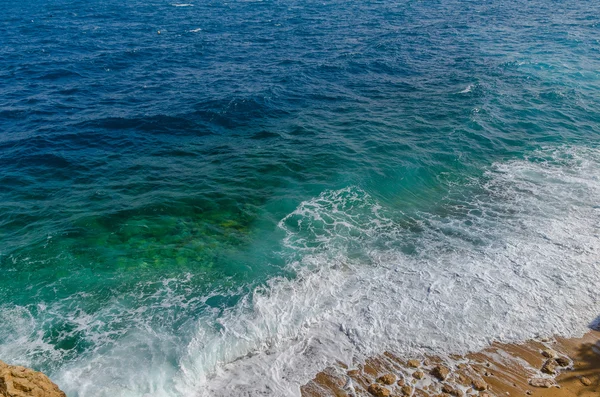 Waves on sand near beach — Stock Photo, Image