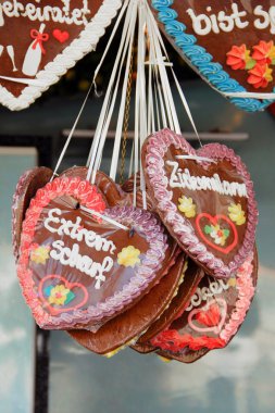 Gingerbread çerezleri Almanya'da Hatıra olarak Satılık