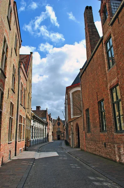 Casas Medievales Casco Antiguo Brujas Bélgica — Foto de Stock