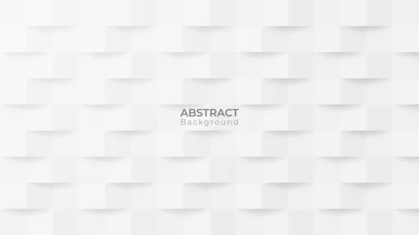 Abstract Moderne Vierkante Achtergrond Witte Grijze Geometrische Textuur Vectorillustratie — Stockvector