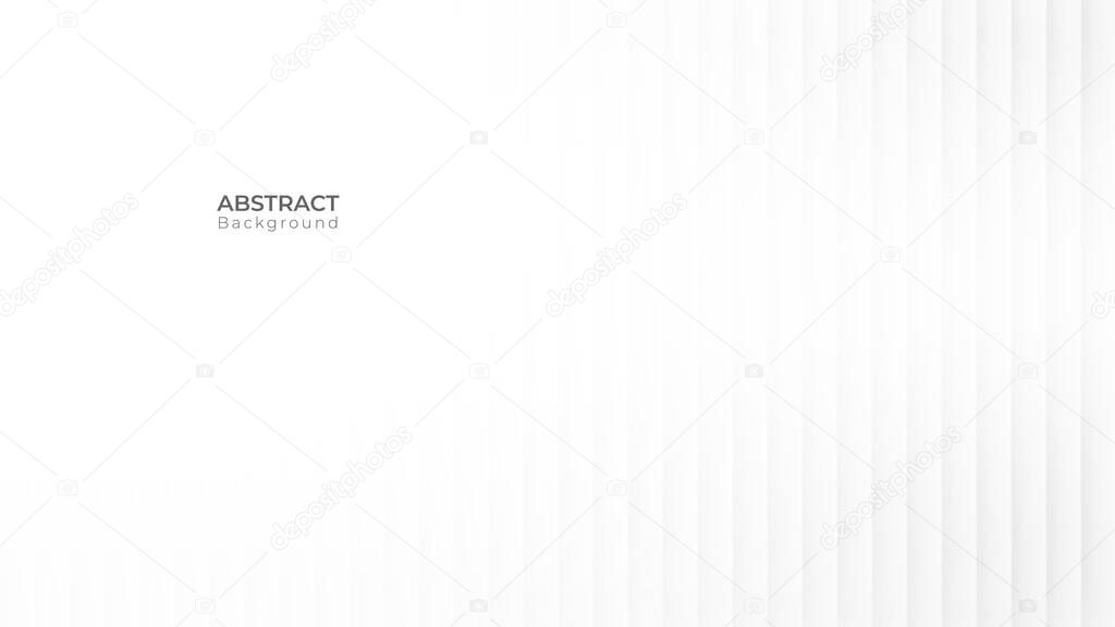 Abstract modern line background. White and grey geometric texture. vector art illustration 