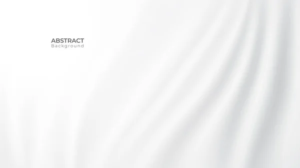 Абстрактный Современный Тканевый Фон Белый Серый Восковые Шелковые Текстуры Векторная — стоковый вектор