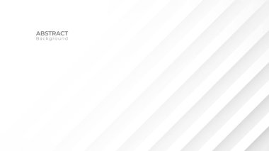 Soyut modern çizgi arkaplanı. Beyaz ve gri geometrik doku. vektör sanat illüstrasyonu 