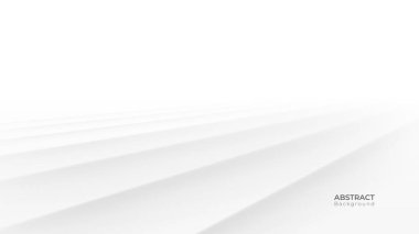 Soyut modern çizgi dokusu arkaplanı. Fotokopi uzayı olan beyaz ve gri desenli geometrik. Vektör sanatı illüstrasyonu 