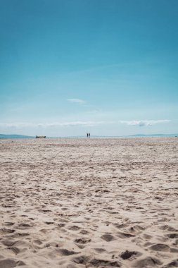 Punta Paloma plajı. Sahil hattı Tarifa. Cadiz, İspanya.