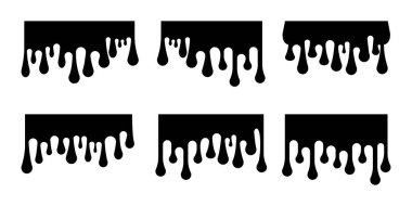 Yaratıcı Sanat Tasarımı, Graffiti Biçimi, Renk Sıçrama Efektleri için Beyaz Arkaplana Damlayan Boya Simgesi.