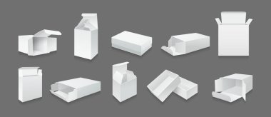 Beyaz şablon düzenleme paketi hediye vektörü