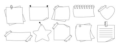 Not defteri yapışkan satırı not defteri not defteri not günlüğünü ayarla