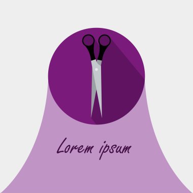 Salonların araçlar web simgesi düz tasarım