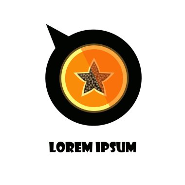 Modern sağlıklı gıda kavramı meyve ve metin için yer düz resimler. Vektör diyet ya da organik tarım şablonu.