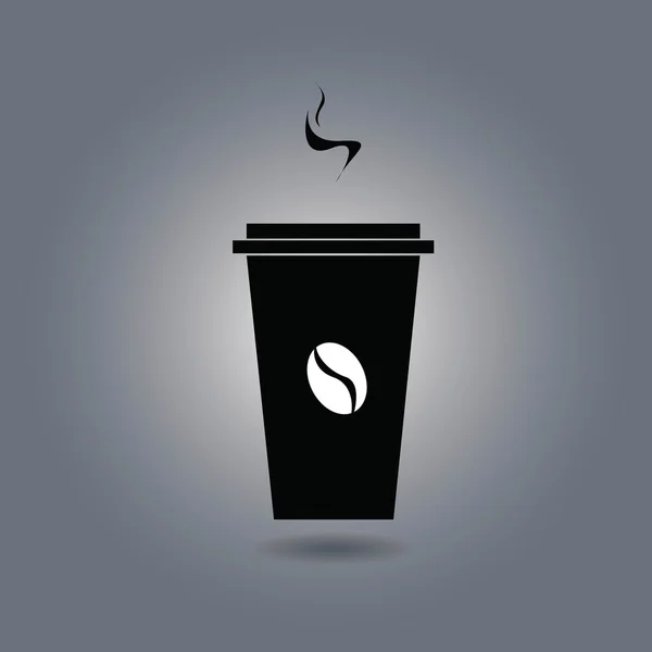 咖啡的平面图标 — 图库矢量图片