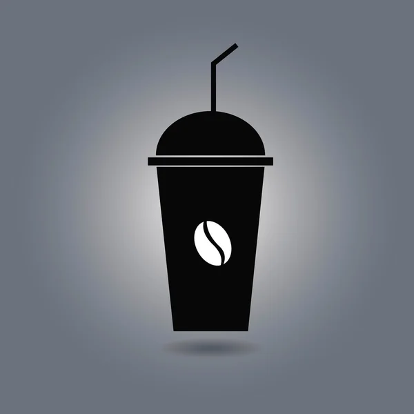 Płaskie ikona kawa — Wektor stockowy