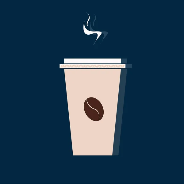 Ilustracja kolorowy kawy. Element menu dla kawiarni lub restauracji. — Wektor stockowy