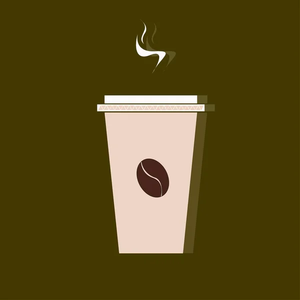 Ilustracja kolorowy kawy. Element menu dla kawiarni lub restauracji. — Wektor stockowy
