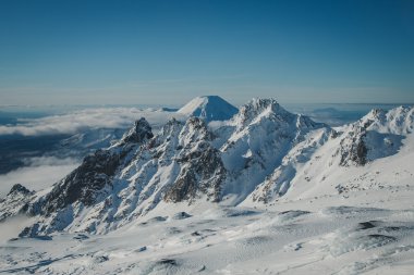 MT Ngauruhoe Tongariro Milli Parkı'nda Yeni Zelanda