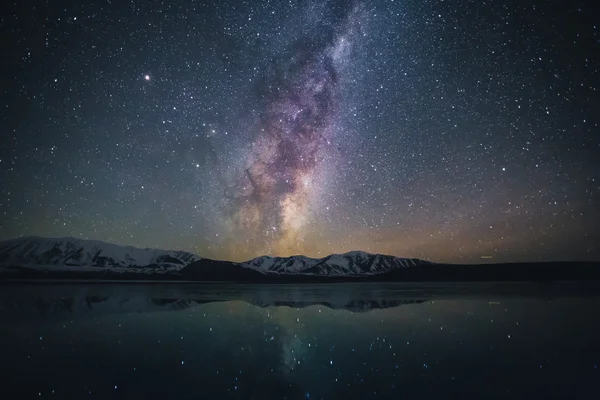 Milky way galaxy with stars — Stock Photo, Image