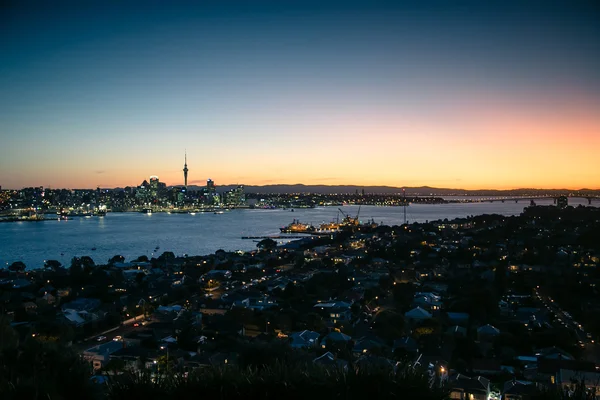 Panorama krajiny z Aucklandu — Stock fotografie