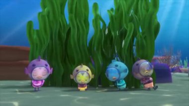 Çocuklar için komik çizgi film animasyonu video ve güzel doğal manzara