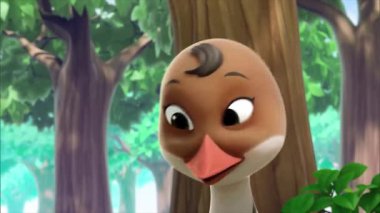 Çocuklar için komik çizgi film animasyonu. Video ve güzel doğal manzara animasyonu.